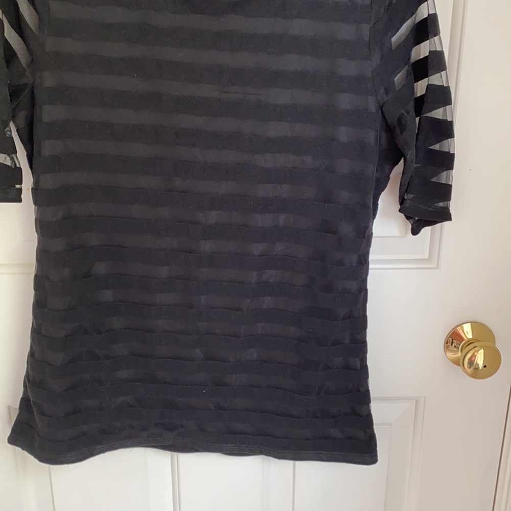 Anthro - Sunday in Brooklyn Striped Black … - Picture 2 of 8